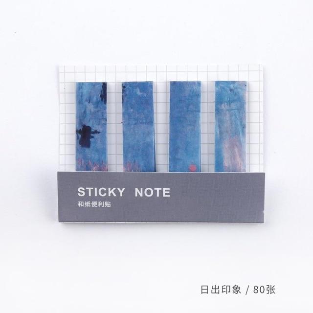 80 Sheets/pack Cute Sticky Notes Index Tab Flags Memo Pads