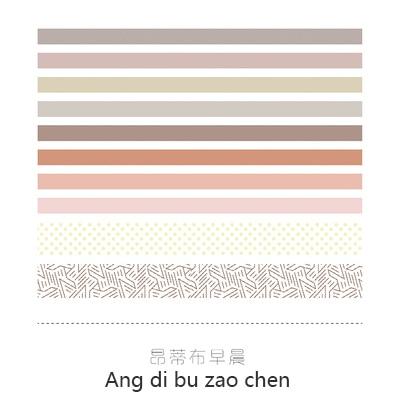 Cute Basic Color Washi Tape Bullet Journal Supplies