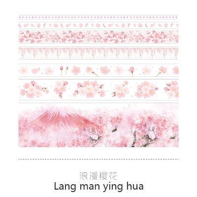 Cute Basic Color Washi Tape Bullet Journal Supplies