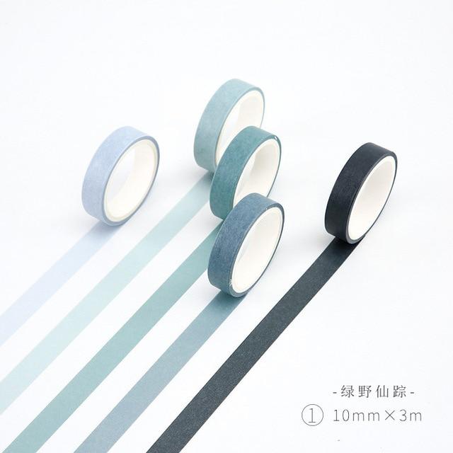 5pcs/lot Rainbow Washi Tape Set