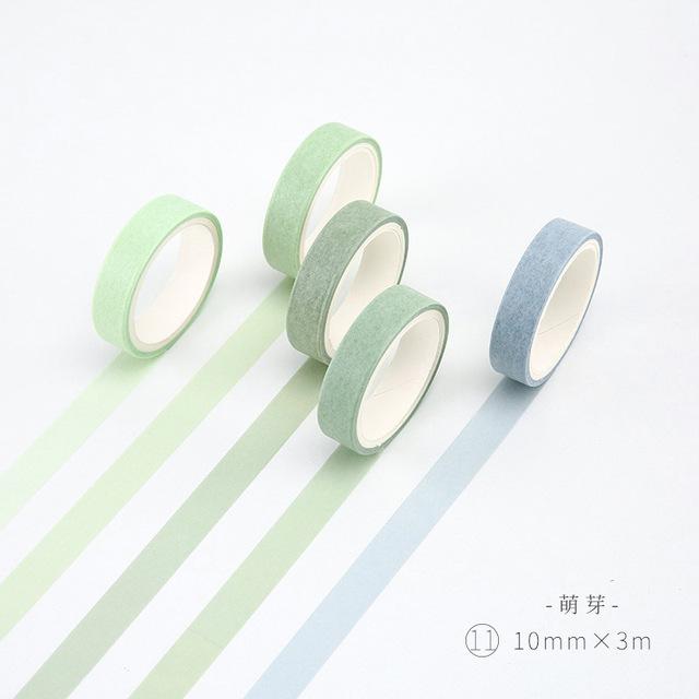 5pcs/lot Rainbow Washi Tape Set