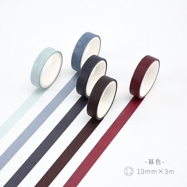 5pcs/lot Rainbow Washi Tape Set