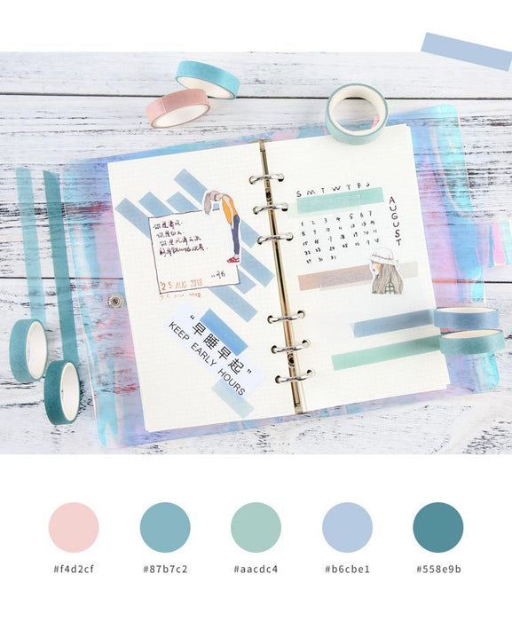 5pcs/lot Rainbow Washi Tape Set