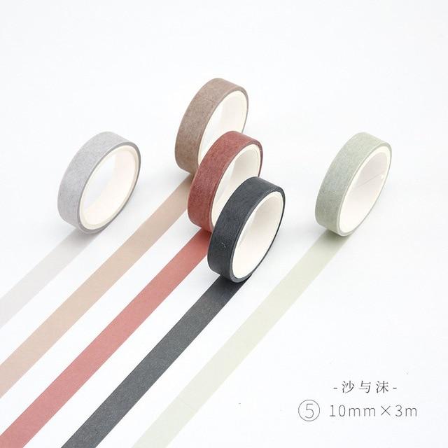 5pcs/lot Rainbow Washi Tape Set