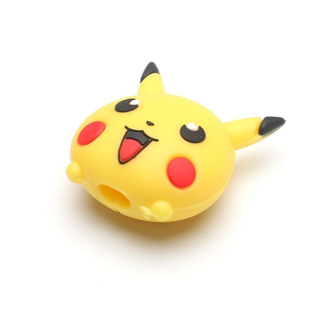 Cute Cartoon Animel Cable Protector For Iphone Usb cable Chompers Holder