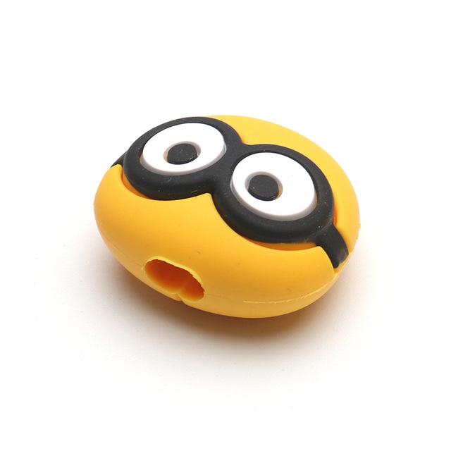 Cute Cartoon Animel Cable Protector For Iphone Usb cable Chompers Holder