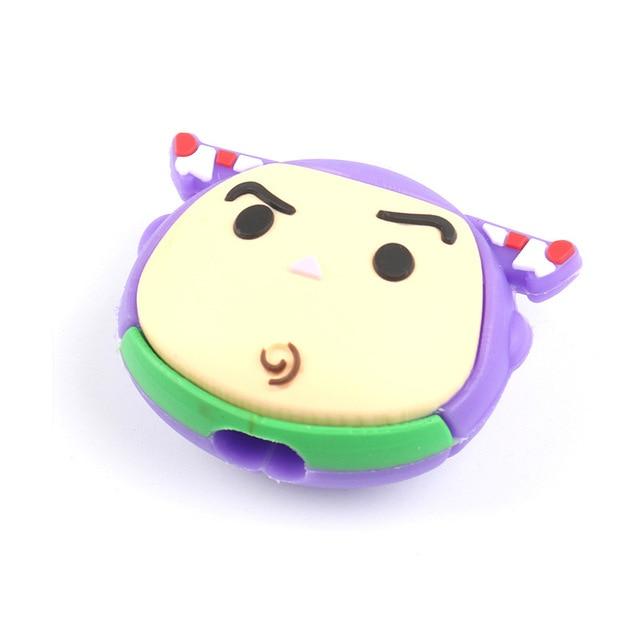 Cute Cartoon Animel Cable Protector For Iphone Usb cable Chompers Holder