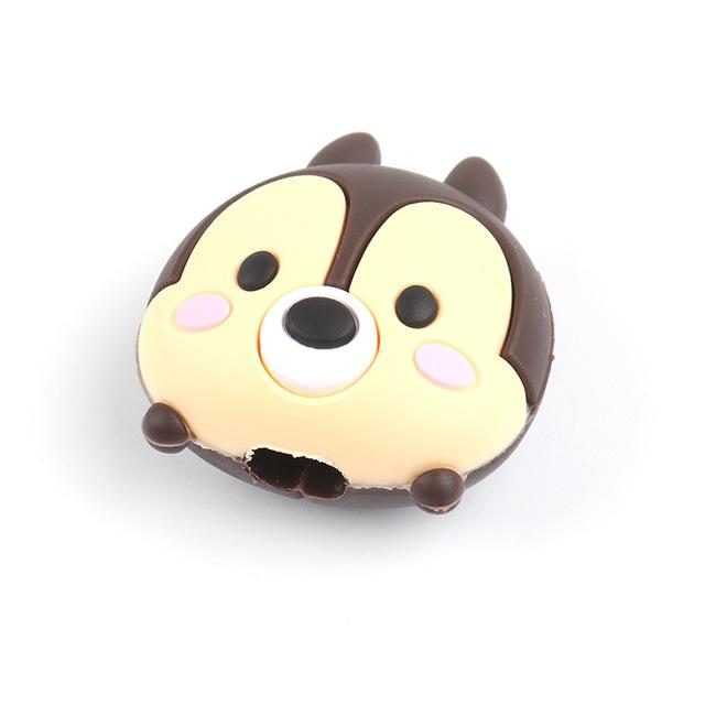 Cute Cartoon Animel Cable Protector For Iphone Usb cable Chompers Holder