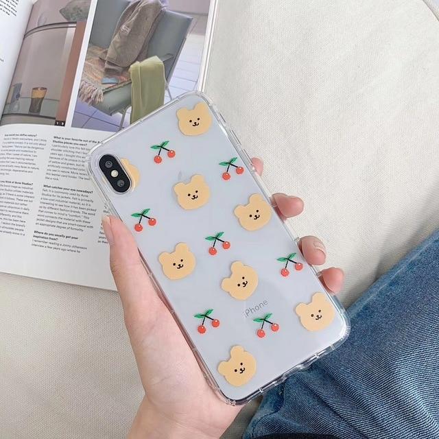 Cute Cartoon Animal Phone Case For İphone Xs MAX XR X 6 6s 7 8 plus