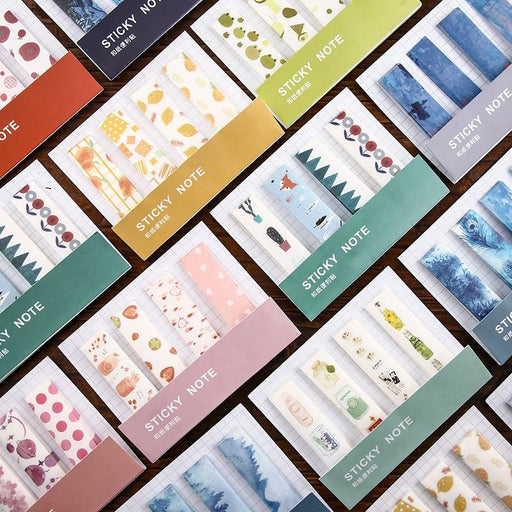 80 Sheets/pack Cute Sticky Notes Index Tab Flags Memo Pads