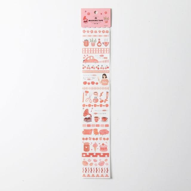 Kawaii Daily Life Small Article Series Washi Masking Stickers