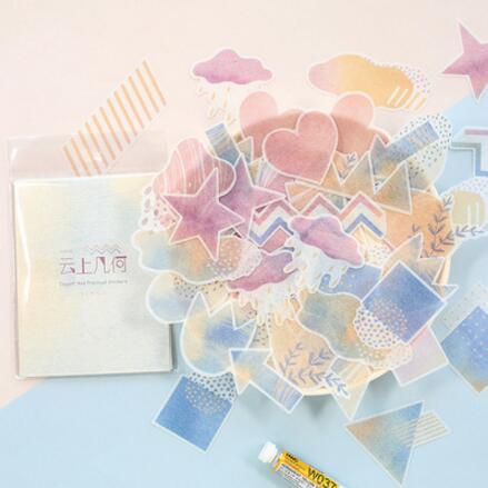 60pcs Girl Forest Gesture Index Sticker