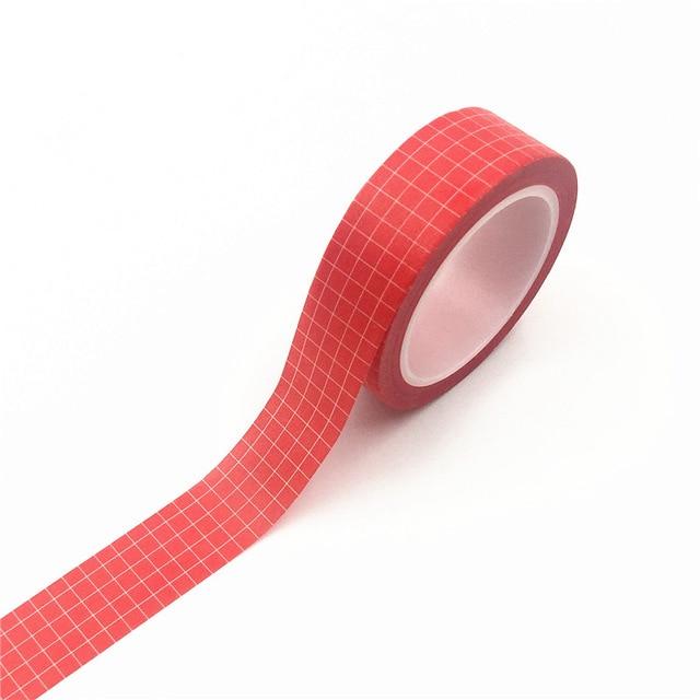 10M Black and White Grid Washi Tape