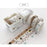 Basic Color Cute Washi Tape Set 5pcs/set