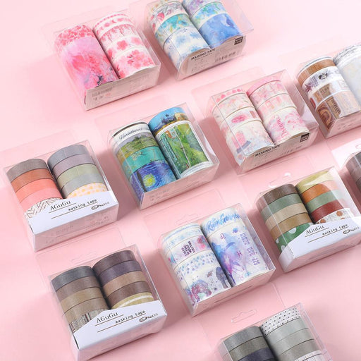 Cute Basic Color Washi Tape Bullet Journal Supplies