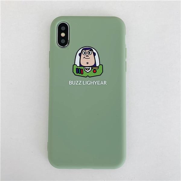 Cute Toy Story Buzz And Woody Phone Case For iPhone 6, 6S, 7, 8 Plus, X, XS MAX, XR, 11 Pro MAX
