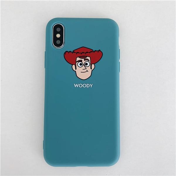Cute Toy Story Buzz And Woody Phone Case For iPhone 6, 6S, 7, 8 Plus, X, XS MAX, XR, 11 Pro MAX
