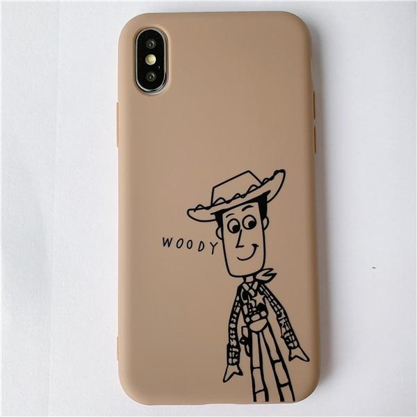 Cute Toy Story Buzz And Woody Phone Case For iPhone 6, 6S, 7, 8 Plus, X, XS MAX, XR, 11 Pro MAX
