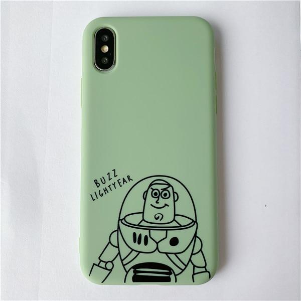 Cute Toy Story Buzz And Woody Phone Case For iPhone 6, 6S, 7, 8 Plus, X, XS MAX, XR, 11 Pro MAX