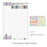 1PC 2019 2020 365 Days Paper Wall Calendar