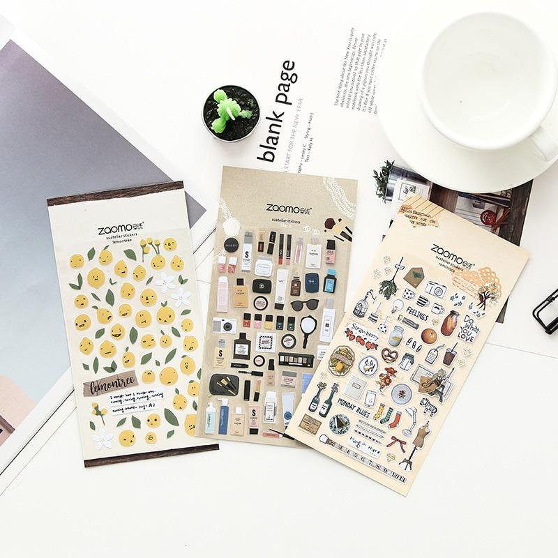 Cute Diary Korean Calendar Decorative Stickers
