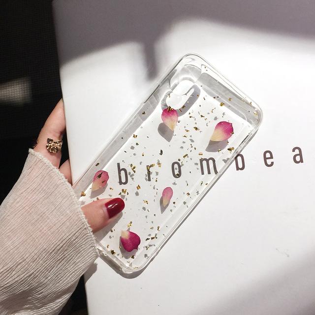 Dried Real Flower Handmade Pressed Phone Cases For iPhone 11 Pro Max, X, XS Max, XR, 6, 6S, 7, 8 Plus