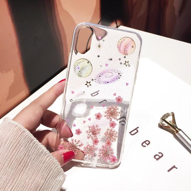 Dried Real Flower Handmade Pressed Phone Cases For iPhone 11 Pro Max, X, XS Max, XR, 6, 6S, 7, 8 Plus