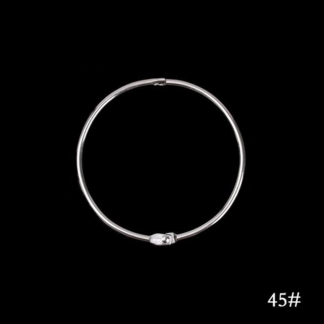 10Pcs/Lot Metal Loose Leaf Book Binder Rings