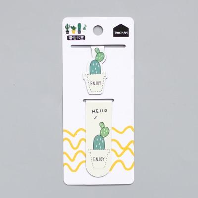 Cactus Magnetic Bookmarks Paper Clip