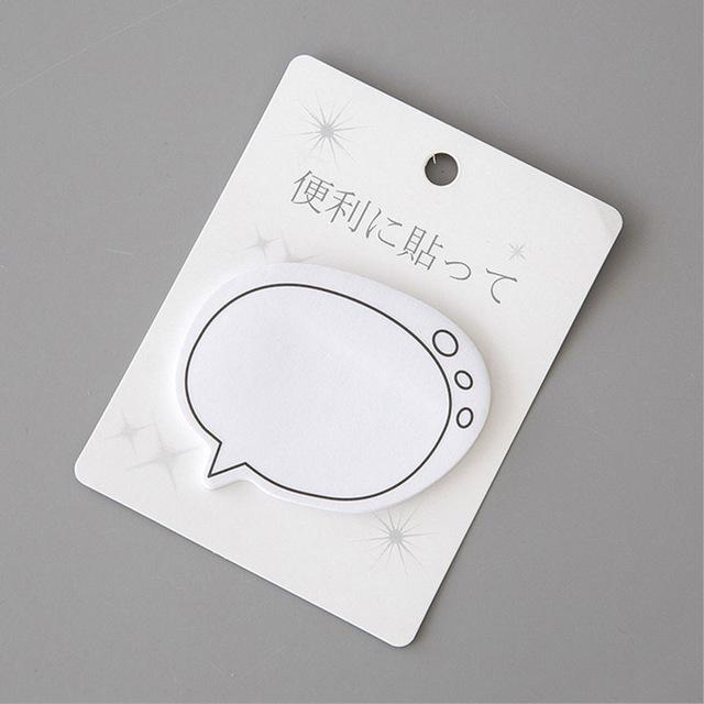 1X kawaii Creative cartoon Dialog Memos