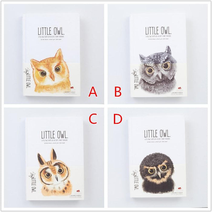 "Little Owl" Big Hard Cover Journal