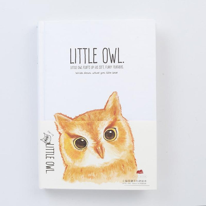 "Little Owl" Big Hard Cover Journal