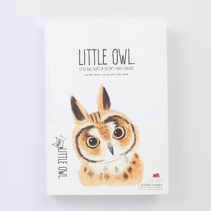 "Little Owl" Big Hard Cover Journal