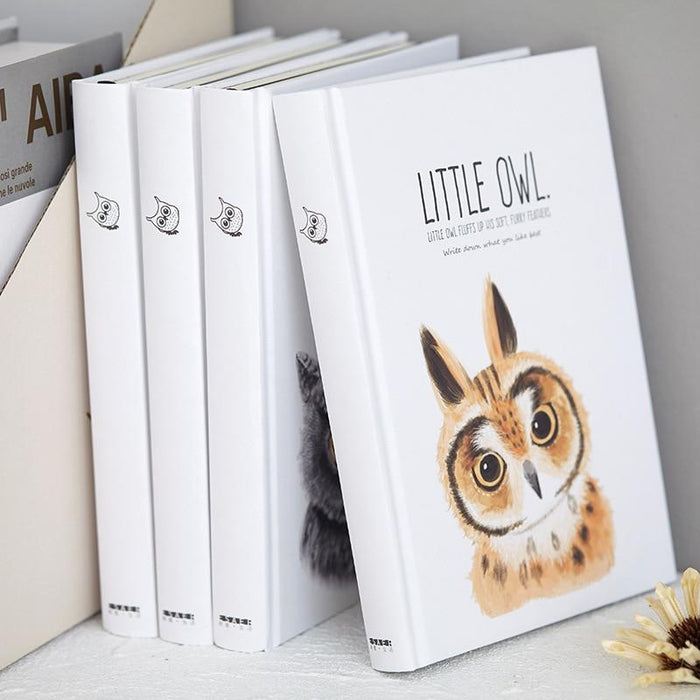 "Little Owl" Big Hard Cover Journal