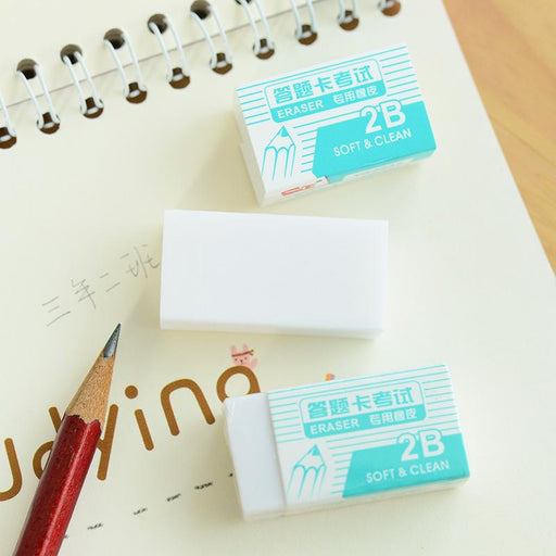 Cube 2B Drawing Professional White Art Eraser