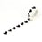 1X 15mmx10m Black and White Japanese Washi Tape