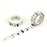 1X 15mmx10m Black and White Japanese Washi Tape
