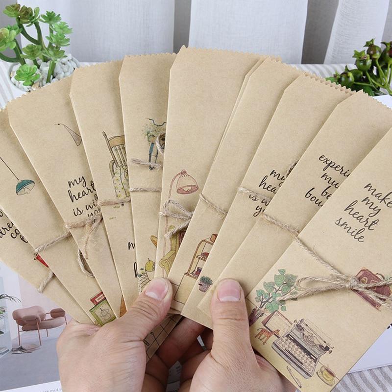 20 pcs/lot Vintage Kraft Envelope