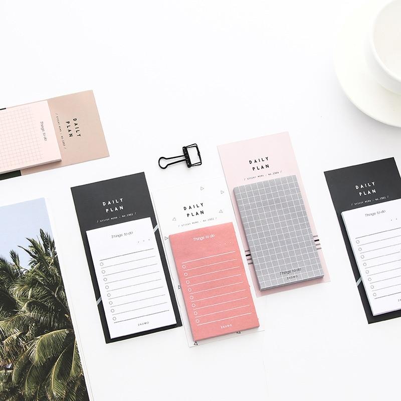 Plan Kraft Paper Sticky Notes