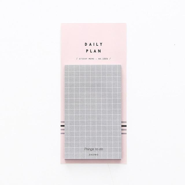 Plan Kraft Paper Sticky Notes