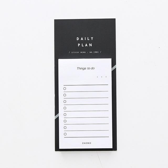 Plan Kraft Paper Sticky Notes