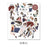 40pcs/pack Craft Stickers Scrapbooking DIY