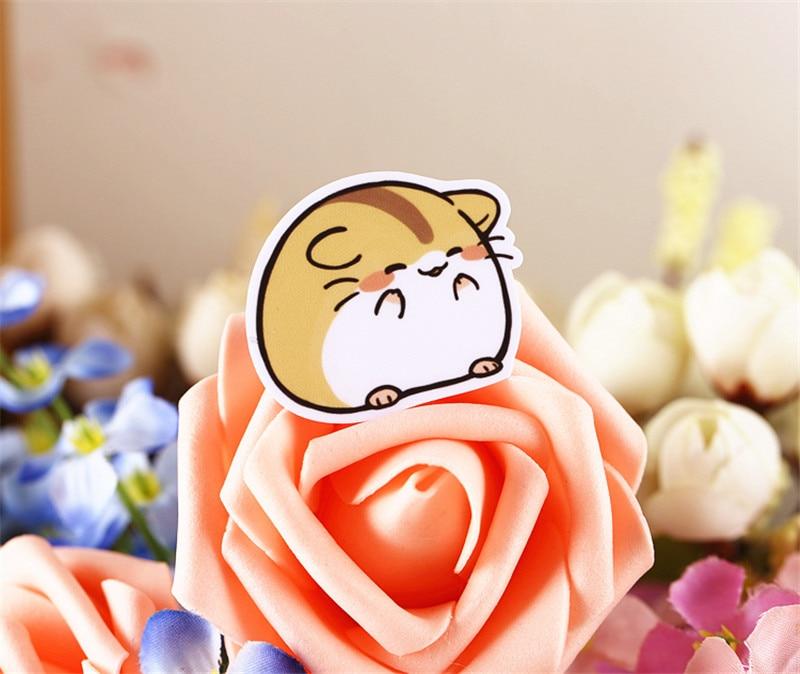 38 pcs Mini Hamster Stickers