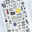 Daily Style Plant Flower Clear PVC Scrapbooking Sticker
