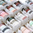 5 Pcs/pack Striped/Grid/Flowers Basic Solid Color Paper Washi Tape