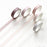 5 Pcs/pack Striped/Grid/Flowers Basic Solid Color Paper Washi Tape