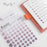 Simple 6 Color Circle Calendar Remarks