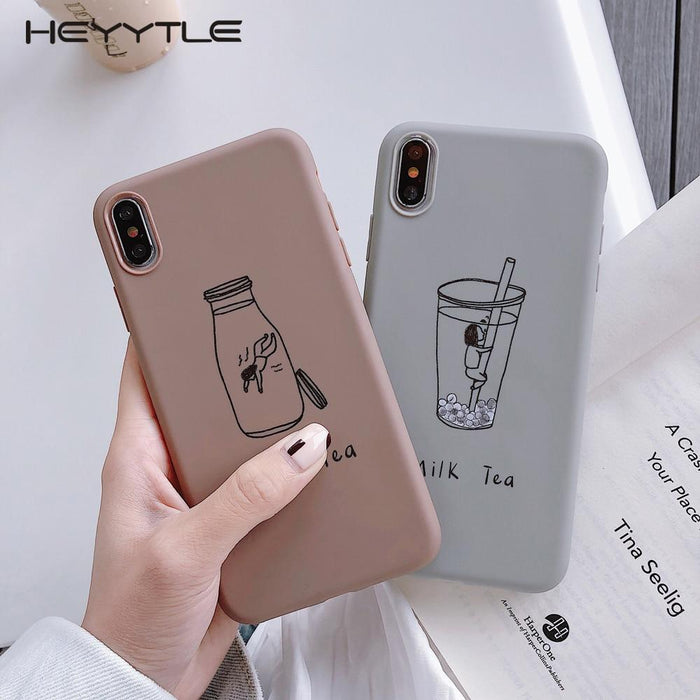 Fruit Pattern Case For iPhone 8, 7 Plus, 6, 6s, X, XS MAX, XR