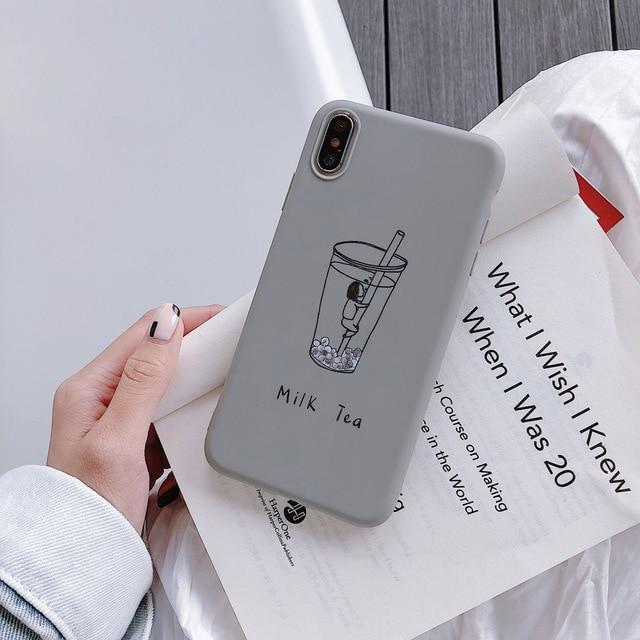 Fruit Pattern Case For iPhone 8, 7 Plus, 6, 6s, X, XS MAX, XR