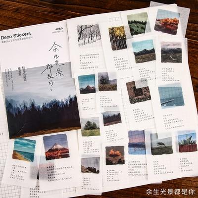 40pcs/pack Creative Journal Decorative Sticker